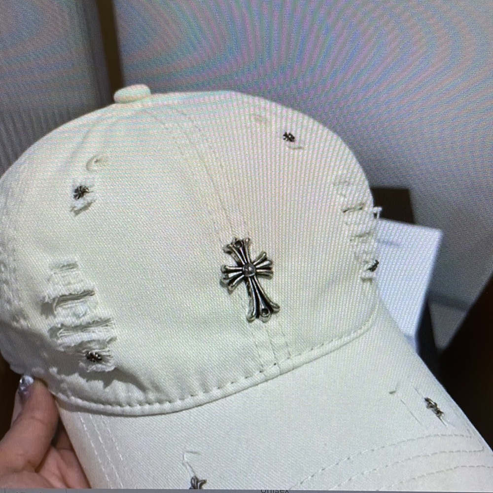 Chrome hearts white Baseball cap - Picture 6 of 7